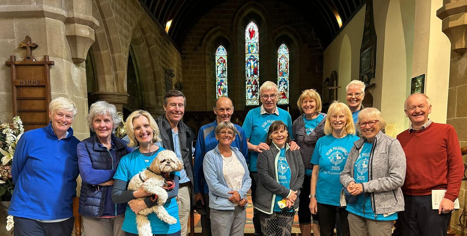 Pilgrims journey through the Peaks to support Nazareth Nursing Students